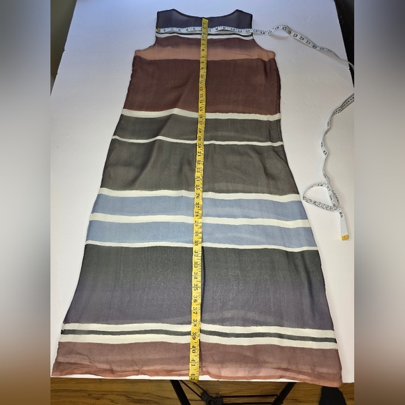 Sleeveless Lined Silk Lafayette Dress - Picture 8 of 10